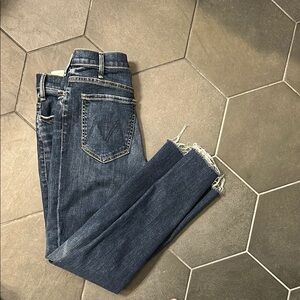 Mother The Hustler Ankle Fray Jeans